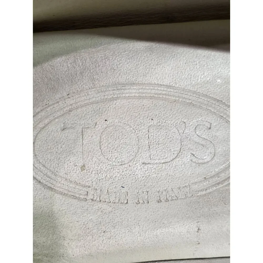 Tod's Gommino suede loafers classic penny slot TAN COLOR size 39 1/2 S000147